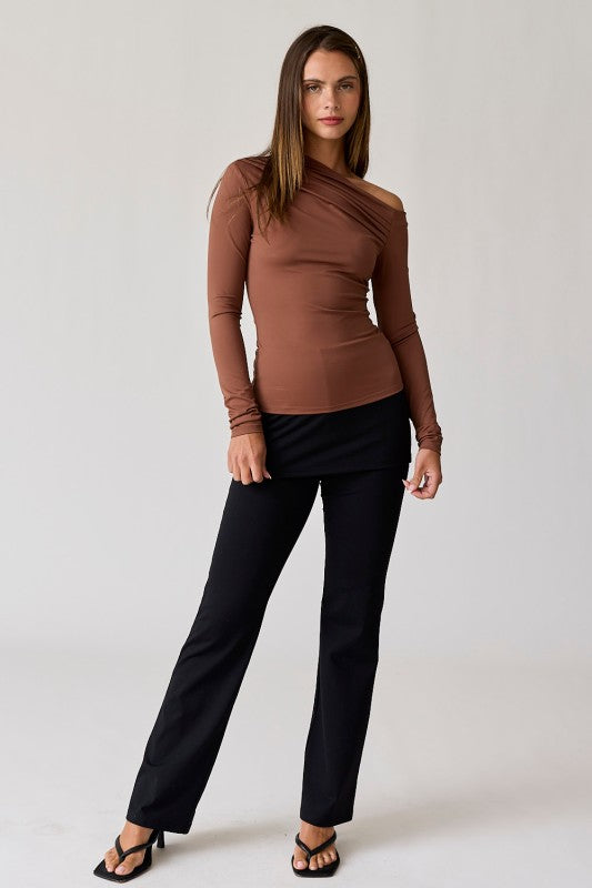 Choco Asymmetrical Top