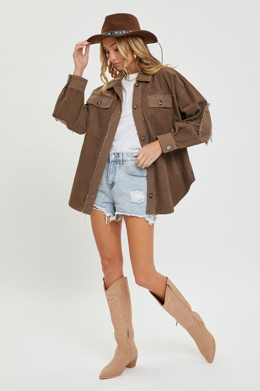 Corduroy Washed Shaket￼