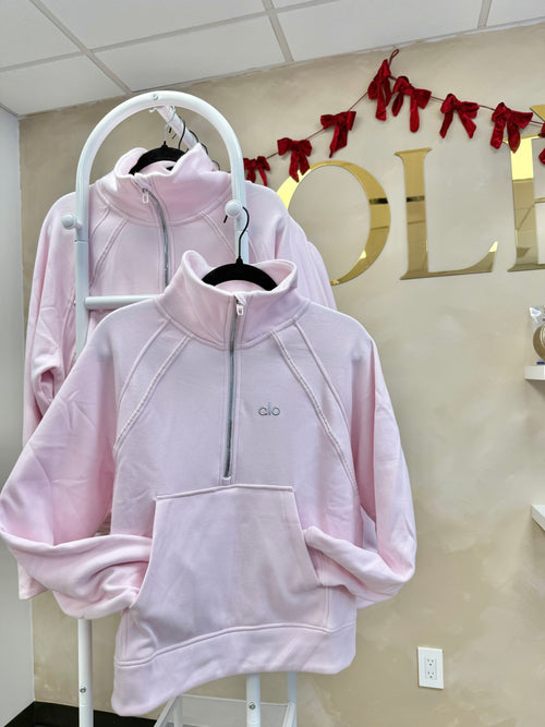 Blush Fleece Half Zip