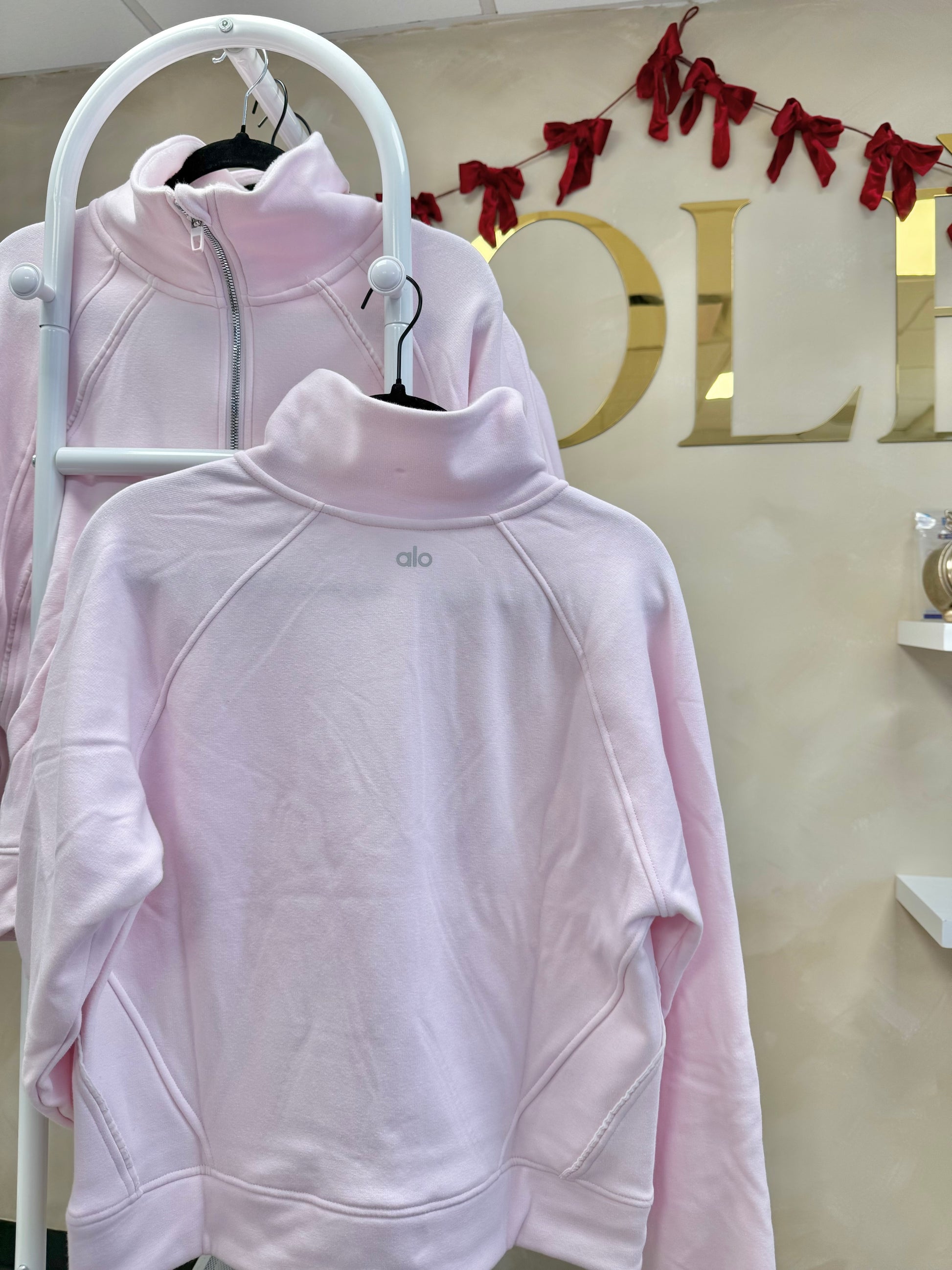 Blush Fleece Half Zip
