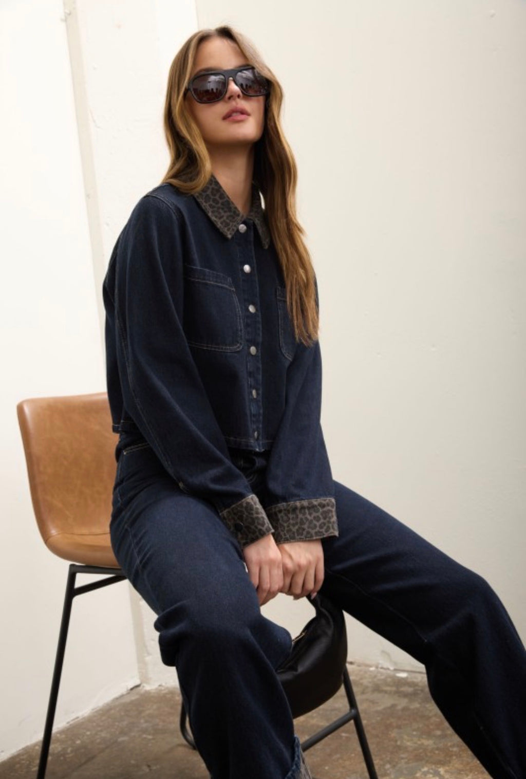 Savannah Denim Top