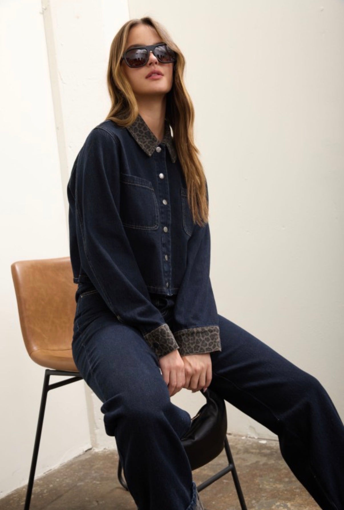 Savannah Denim Top