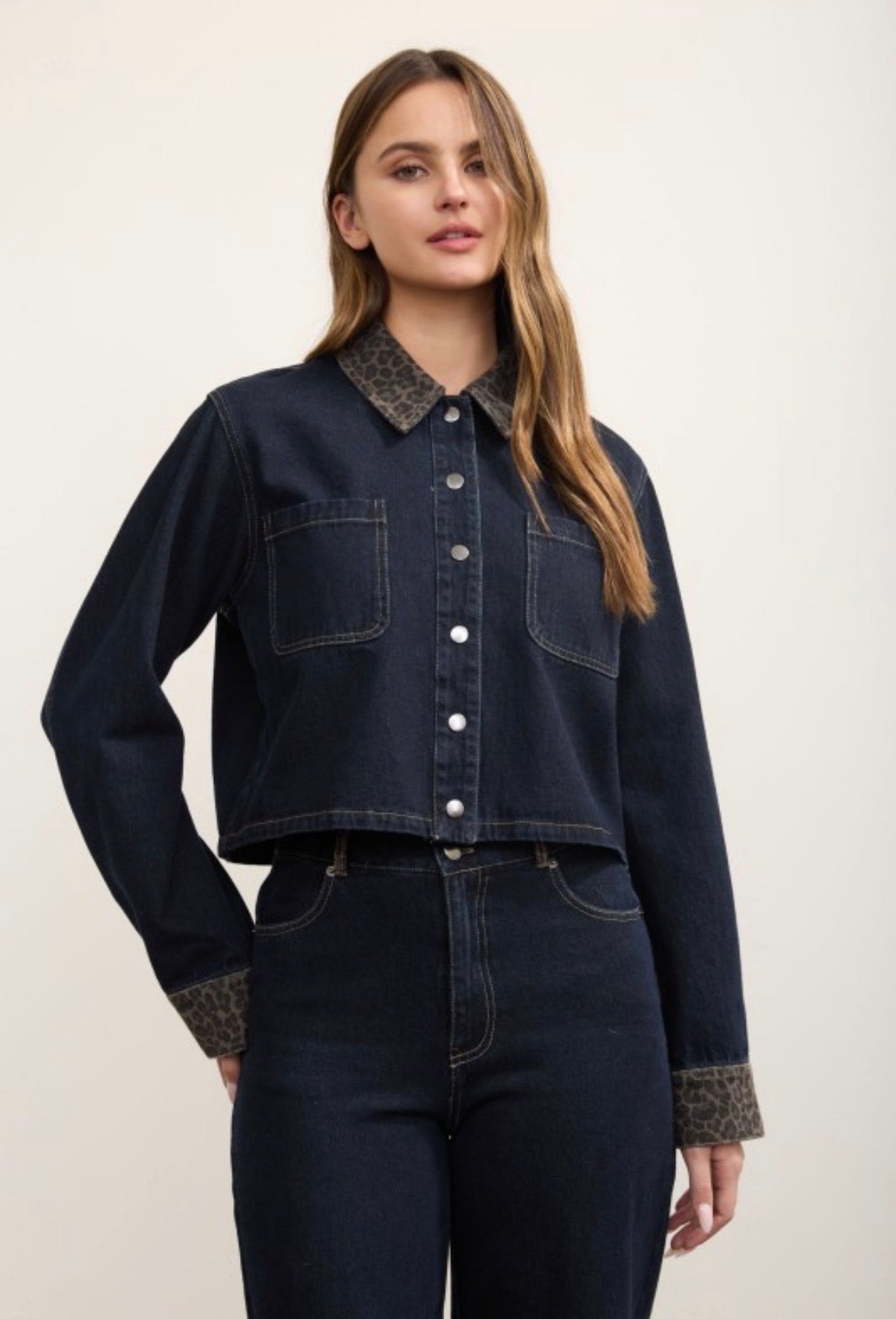 Savannah Denim Top