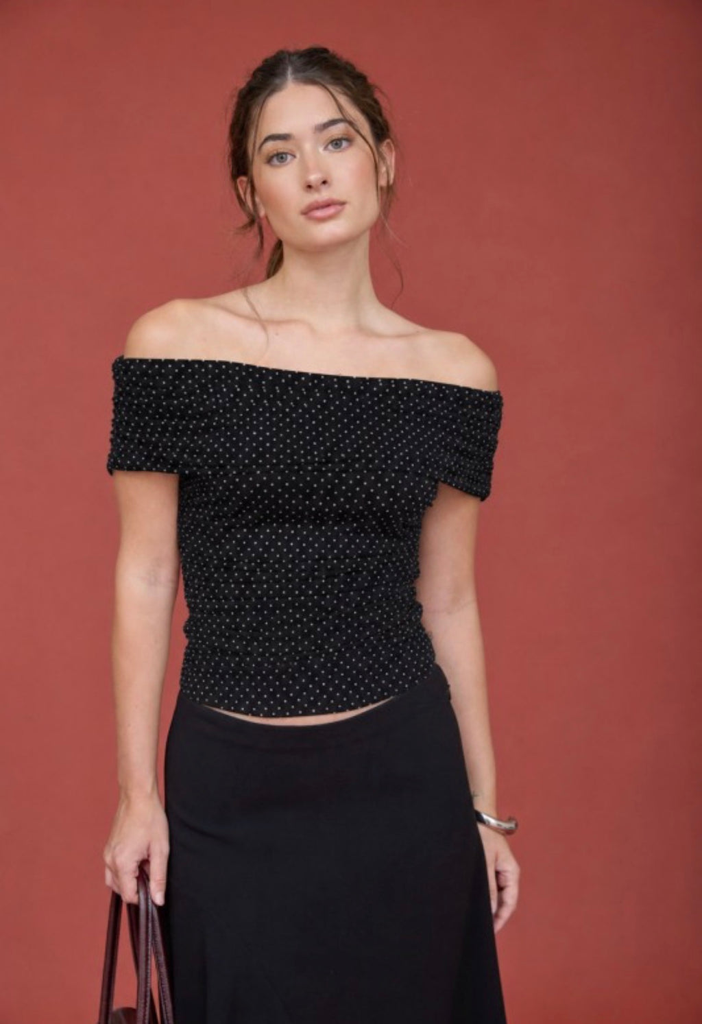 Black Vivienne Top